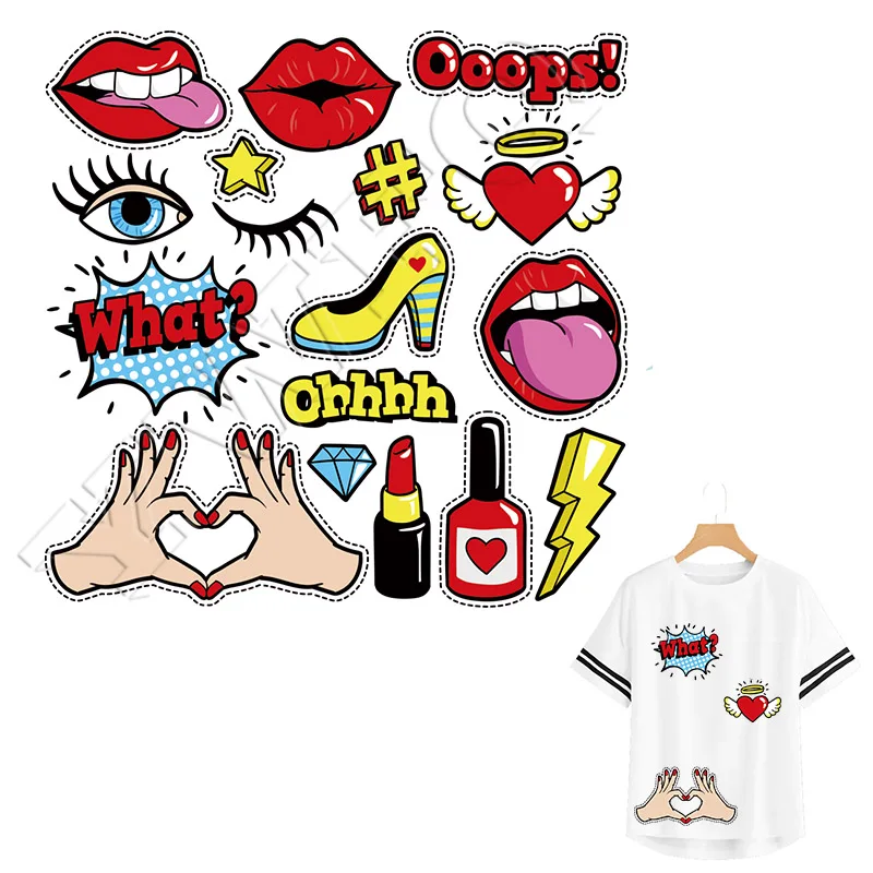 DIY Patches Set Cute Clothes Stickers Iron-on Patches For T-shirt Hoodies Heat Transfer Patch A-level Washable Stickers
DIY Patches Set Cute Clothes Stickers Iron-on Patches For T-shirt Hoodies Heat Transfer Patch A-level Washable Stickers