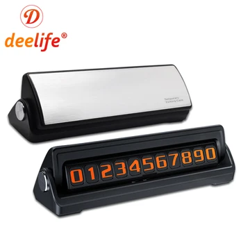 Deelife Car Temporary Parking Card Phone Number Card Plate Telephone Number Car Park Stop Automobile Accessories Car-styling
Deelife Car Temporary Parking Card Phone Number Card Plate Telephone Number Car Park Stop Automobile Accessories Car-styling