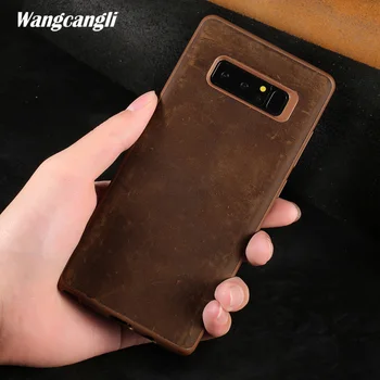 Leather retro crazy horse skin for Samsung note 8 case all-inclusive mobile phone shatter-resistant shell custom business shell
Leather retro crazy horse skin for Samsung note 8 case all-inclusive mobile phone shatter-resistant shell custom business shell