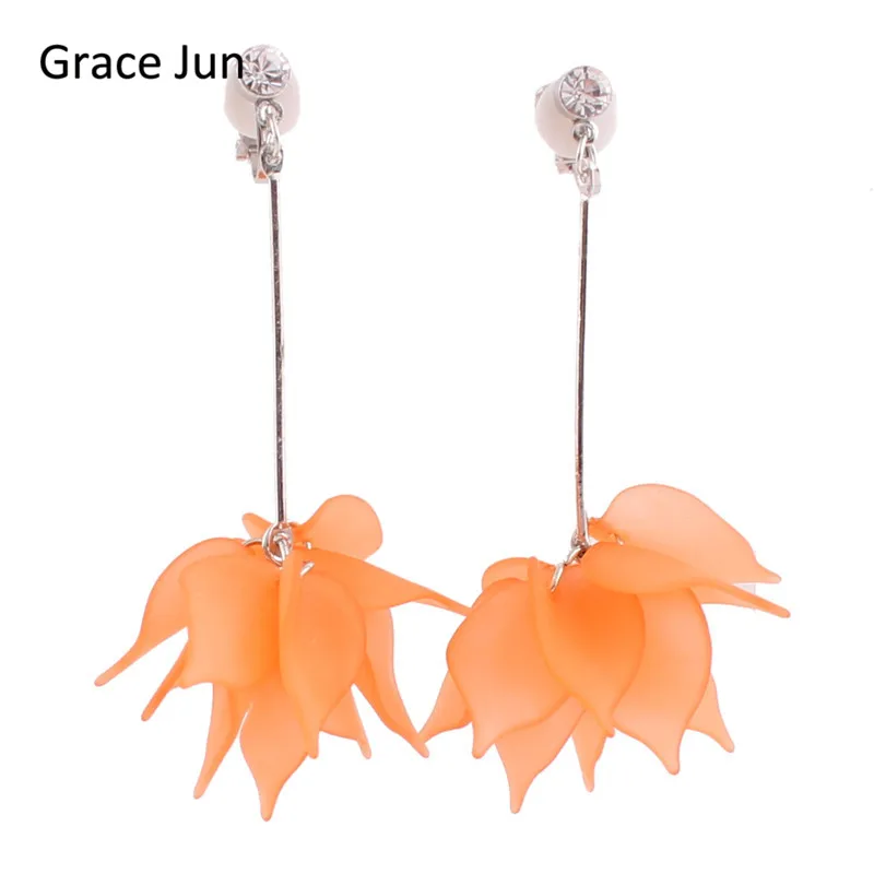 New Arrival Long Handmade Flower Rhinestone Clip on Earrings for Women Gilr's Party Wedding Charm No Pierced Earrings Jewelry
New Arrival Long Handmade Flower Rhinestone Clip on Earrings for Women Gilr's Party Wedding Charm No Pierced Earrings Jewelry
