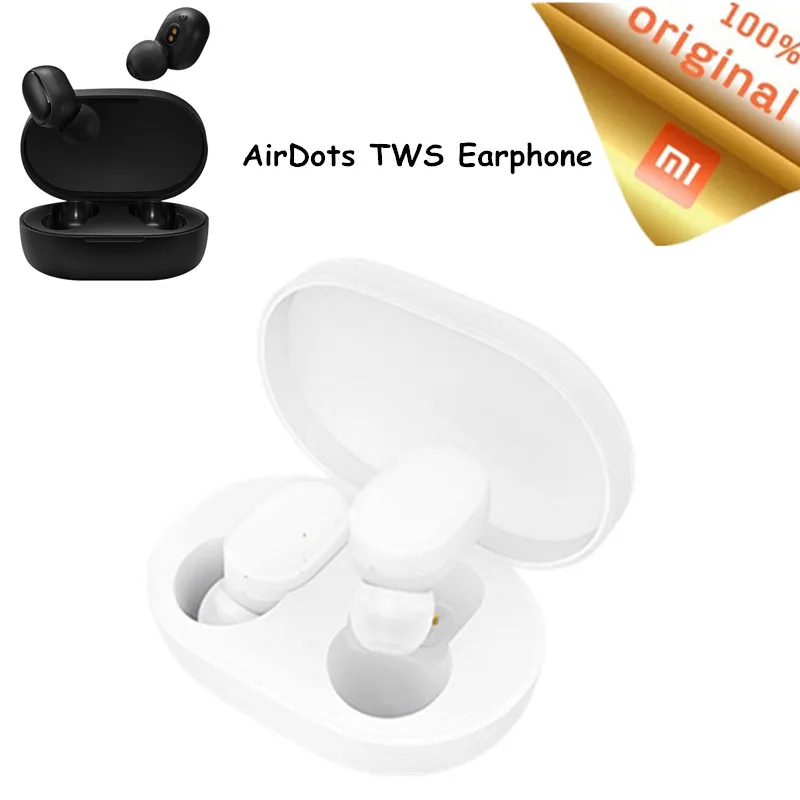 Original Xiaomi Redmi TWS AirDots Bluetooth Earphone Wireless Bluetooth 5.0 Headest Stereo With Mic In-ear Earbuds Charging Box
Original Xiaomi Redmi TWS AirDots Bluetooth Earphone Wireless Bluetooth 5.0 Headest Stereo With Mic In-ear Earbuds Charging Box