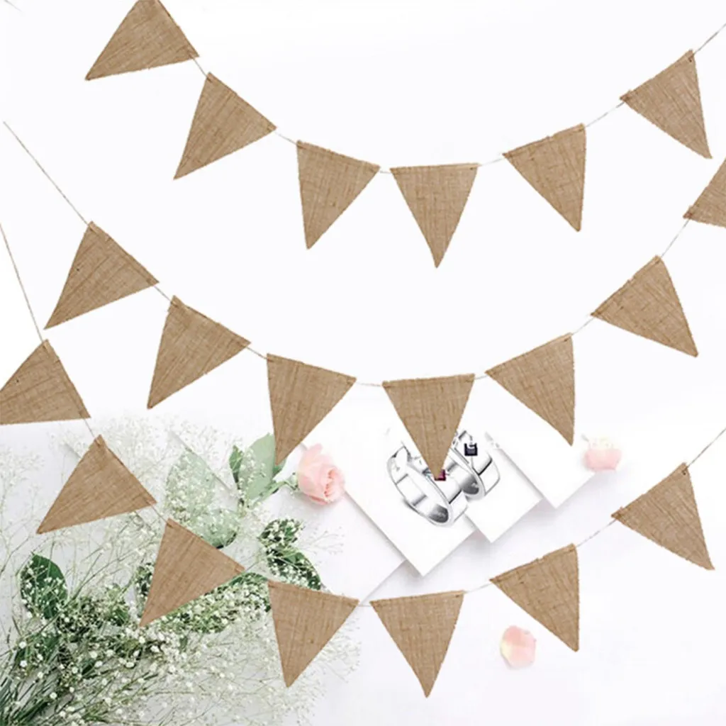 13~48 Pieces DIY Jute Triangle Flag Beautiful Burlap Party Flag Glossy Linen Beige Pennant Flag Christmas Wedding Decoration
13~48 Pieces DIY Jute Triangle Flag Beautiful Burlap Party Flag Glossy Linen Beige Pennant Flag Christmas Wedding Decoration