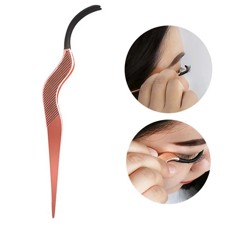 1PC Stainless Eyelash Tweezers Beauty Makeup Tools Multi-function False Eyelash Curler Clip Make Up Accessories Tools
1PC Stainless Eyelash Tweezers Beauty Makeup Tools Multi-function False Eyelash Curler Clip Make Up Accessories Tools
