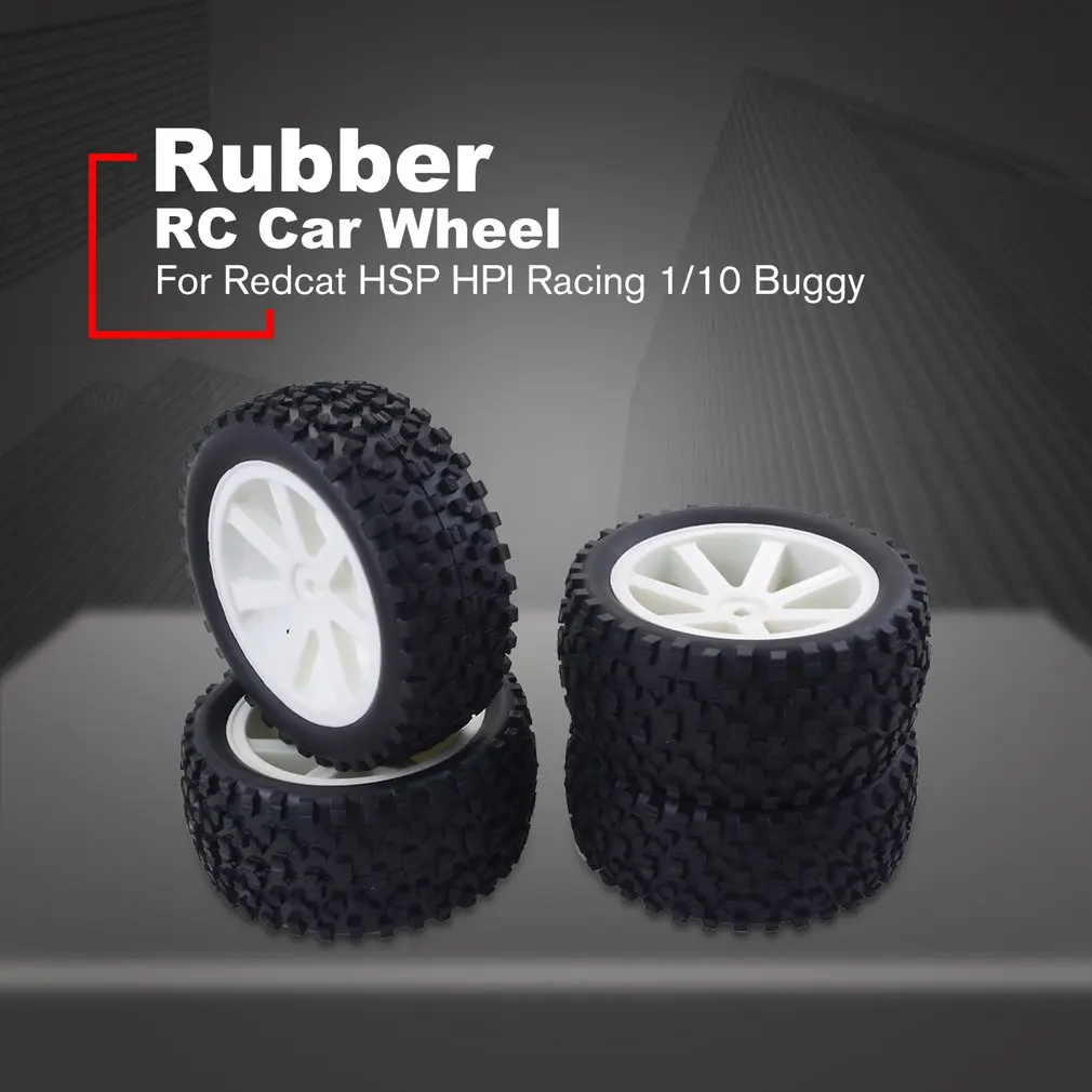 4PCS 1/10 RC Car Rubber Tyres Plastic Wheels for Redcat HSP HPI Hobbyking Traxxas Losi VRX LRP ZD Racing 1/10 Buggy
4PCS 1/10 RC Car Rubber Tyres Plastic Wheels for Redcat HSP HPI Hobbyking Traxxas Losi VRX LRP ZD Racing 1/10 Buggy