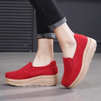 2019 autumn slope with genuine leather design vulcanize shoes for female large size thick sole soft bottom women sneakers
2019 autumn slope with genuine leather design vulcanize shoes for female large size thick sole soft bottom women sneakers