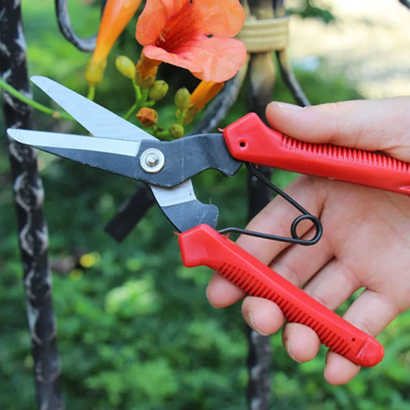 

Garden Tools Scissors Gardening Stainless Steel Branch Pruner Cutter Sharp Bypass Pruning Shears Bonsai Grafting Tool