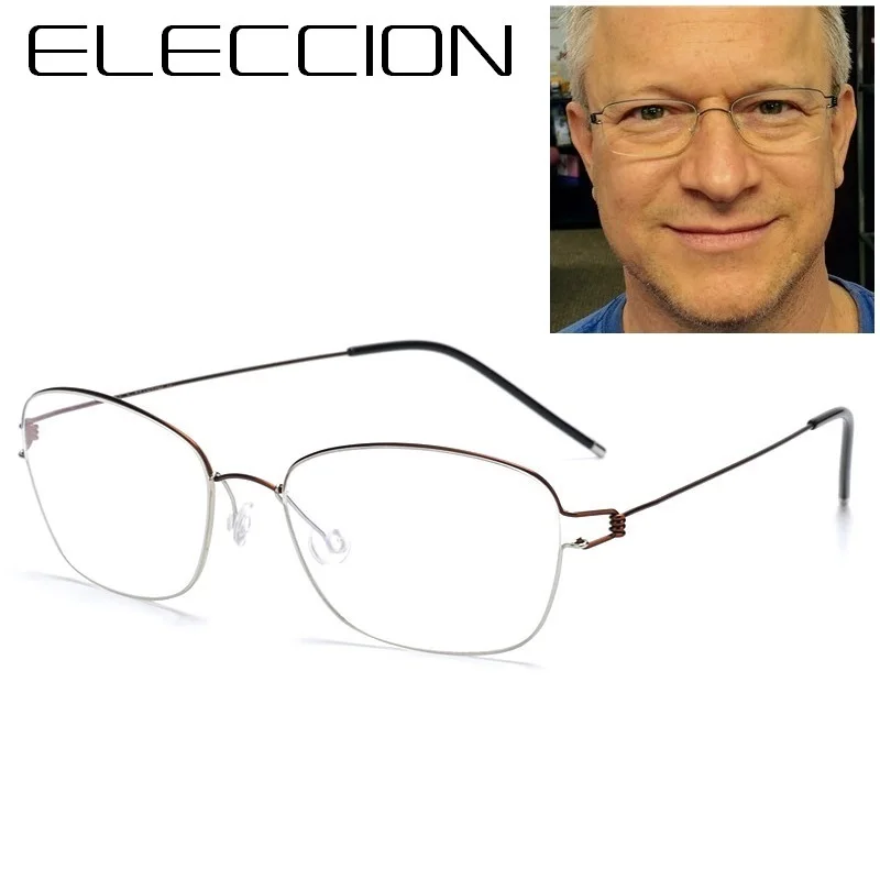 ELECCION 2018 NEW Screwless Eyewear Full Frames Ultralight Air Titanium Rim Eyeglasses Men Optical Glasses Frames Korea Denmark
ELECCION 2018 NEW Screwless Eyewear Full Frames Ultralight Air Titanium Rim Eyeglasses Men Optical Glasses Frames Korea Denmark