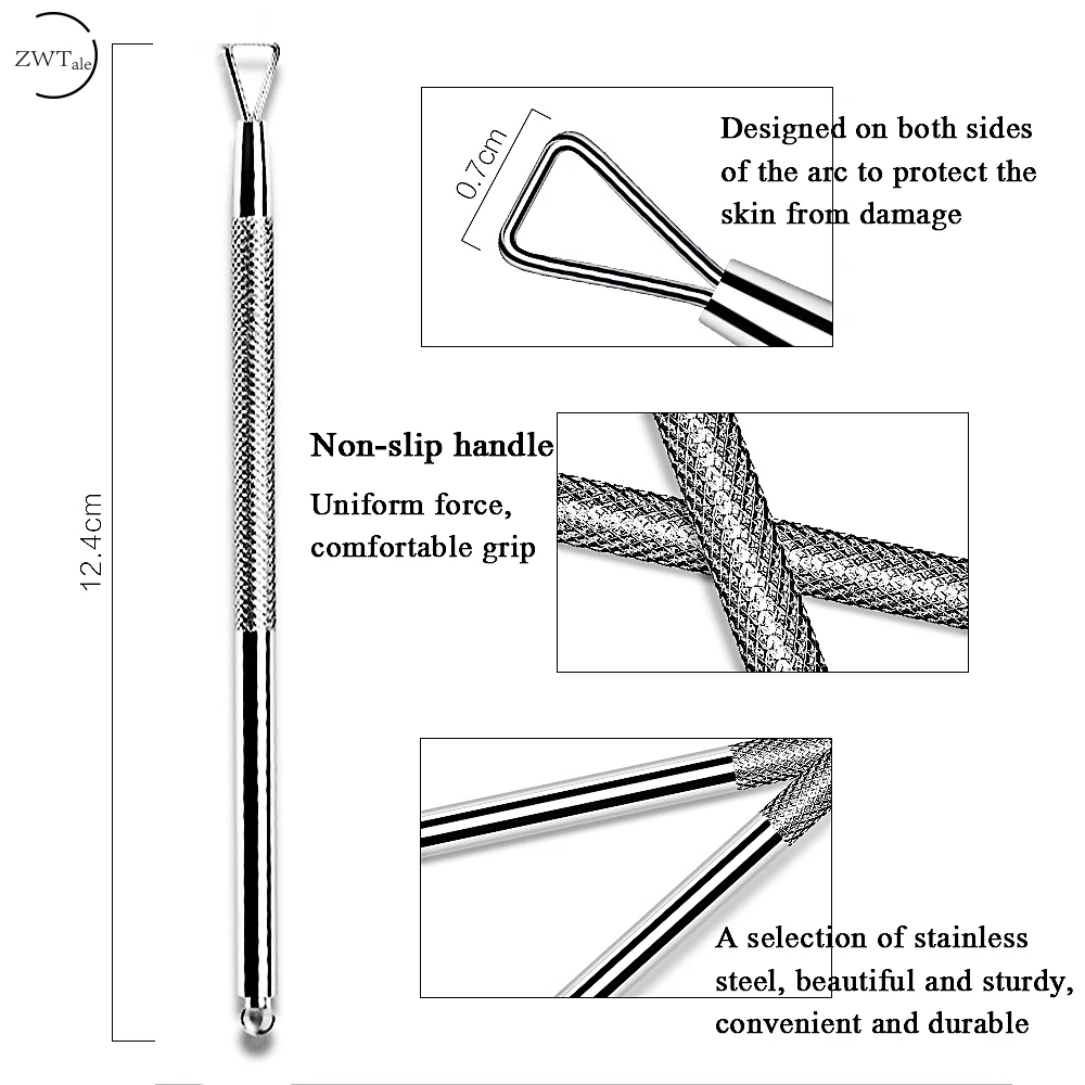 ZWTale Nail Polish Remover Stainless Steel Sliver Cuticle Scraper Remove UV Gel Varnish Nail Tools Push
ZWTale Nail Polish Remover Stainless Steel Sliver Cuticle Scraper Remove UV Gel Varnish Nail Tools Push