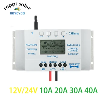 OOYCYOO MPPT T40A Solar charge Controller 12V 24V Auto LCD display with charge controller dual Control timer Street light system
OOYCYOO MPPT T40A Solar charge Controller 12V 24V Auto LCD display with charge controller dual Control timer Street light system