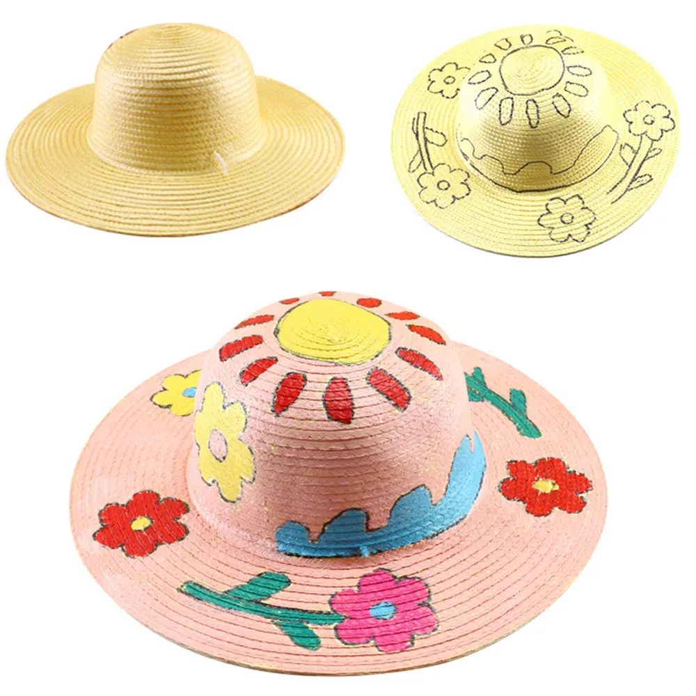 MrY DIY Straw Hats for Children Summer Beach Cap Painting Drawing Doodle Straw Hat for Cosplay Party
MrY DIY Straw Hats for Children Summer Beach Cap Painting Drawing Doodle Straw Hat for Cosplay Party