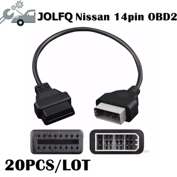 High Quality 20PCS/LOT for Nissan 14Pin Adapter ODB2 Cable OBD2 Cable Adapter For Nissan 14 Pin to OBD OBDII on promotion
High Quality 20PCS/LOT for Nissan 14Pin Adapter ODB2 Cable OBD2 Cable Adapter For Nissan 14 Pin to OBD OBDII on promotion