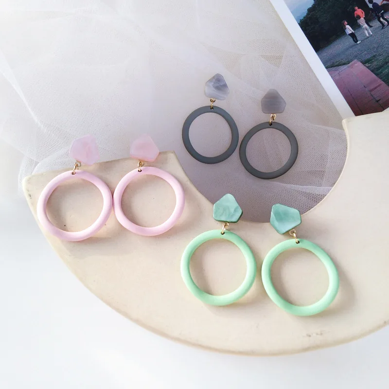 MigoFans Gray Resin Circle Geometric Clips Earrings Without Piercing Colorful Pattern Simple No Hole Earring Jewlery
MigoFans Gray Resin Circle Geometric Clips Earrings Without Piercing Colorful Pattern Simple No Hole Earring Jewlery