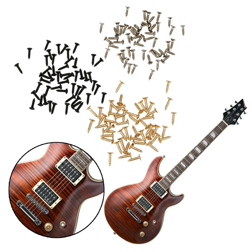 50pcs Acoustic Guitar Electric Guitar Guard Screw Electric Bass Panel Screw Musical Stringed Instruments Parts & Accessories
50pcs Acoustic Guitar Electric Guitar Guard Screw Electric Bass Panel Screw Musical Stringed Instruments Parts & Accessories