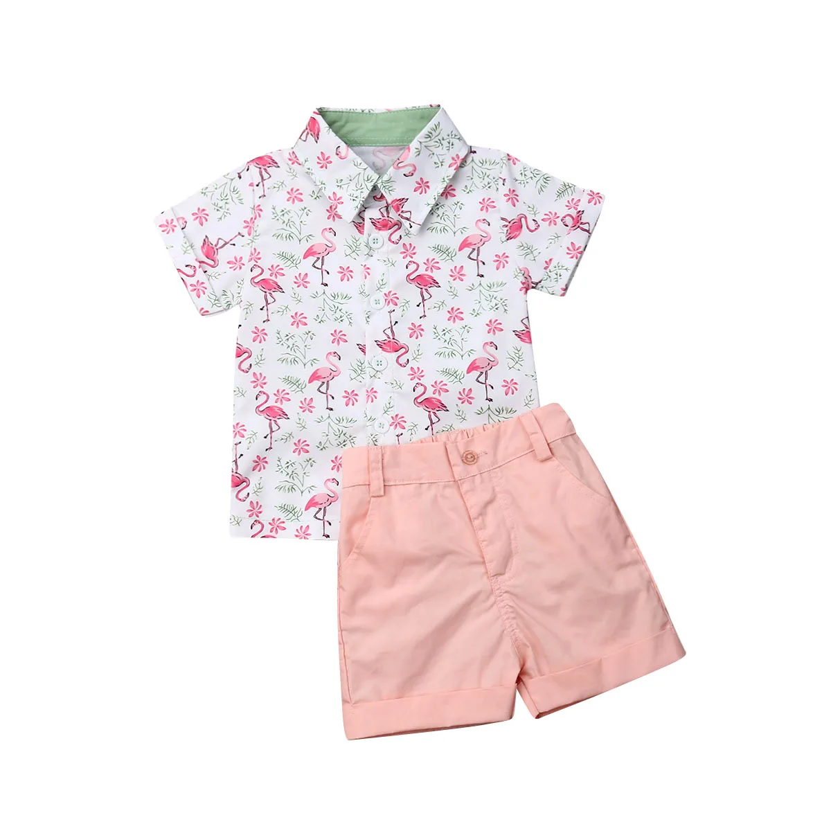 New 2PCS Toddler Kids Baby Boy Flamingo Shirt Tops+Short Pants Formal Party Outfit Clothes
New 2PCS Toddler Kids Baby Boy Flamingo Shirt Tops+Short Pants Formal Party Outfit Clothes
