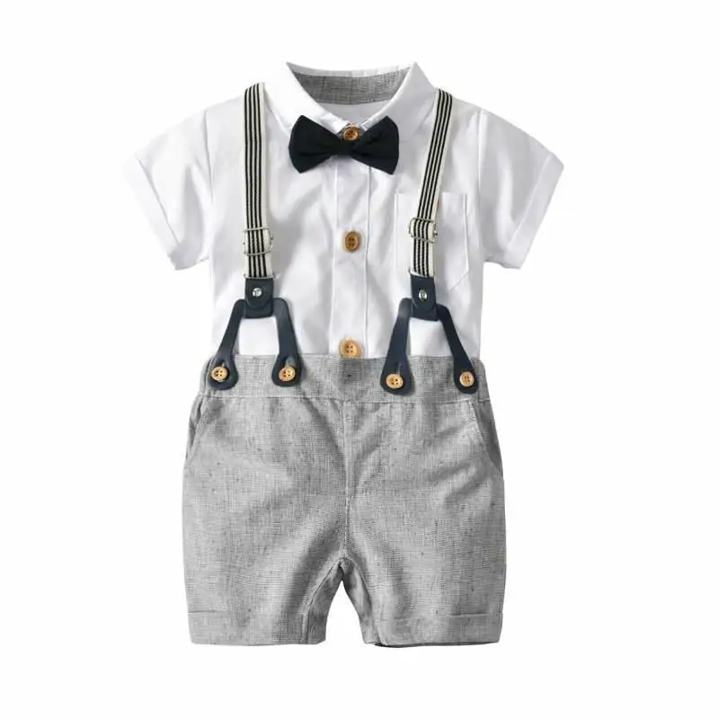 Summer Baby Boy Gentleman Clothes Sets Tie Fashion Wedding Party Boys Clothing Kids Infant Cotton Fashion High Quality Outfits
Summer Baby Boy Gentleman Clothes Sets Tie Fashion Wedding Party Boys Clothing Kids Infant Cotton Fashion High Quality Outfits