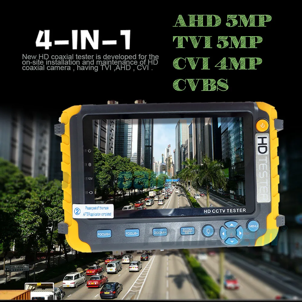 NEW Professional 5INCH IV8W 5MP Camera Tester AHD TVI 4MP CVI Analog Security CCTV Tester Monitor VGA HDMI UTP Cable Test
NEW Professional 5INCH IV8W 5MP Camera Tester AHD TVI 4MP CVI Analog Security CCTV Tester Monitor VGA HDMI UTP Cable Test