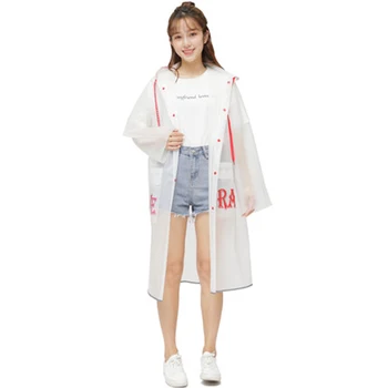 Transparent Girl Raincoat Poncho Adult Women Waterproof Rain Coat Impermeable Lluvia Mujer Fashion Rain Coats Ladies 40YY0042
Transparent Girl Raincoat Poncho Adult Women Waterproof Rain Coat Impermeable Lluvia Mujer Fashion Rain Coats Ladies 40YY0042
