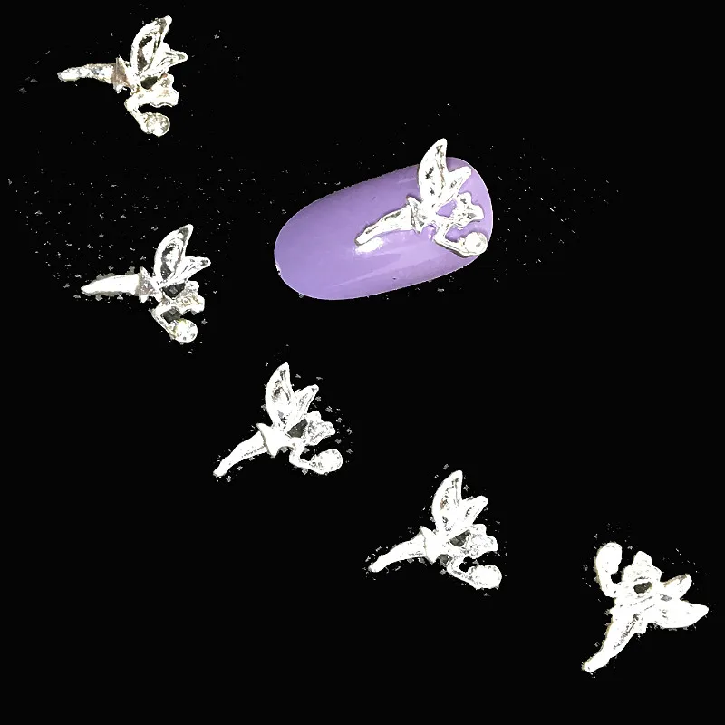 Silver Fairy Nail Art Decorations 3d Metal Nail Charms Decor Bijoux Kawaii Crystal NailArt Supplies Dazzling Diamond Design New
Silver Fairy Nail Art Decorations 3d Metal Nail Charms Decor Bijoux Kawaii Crystal NailArt Supplies Dazzling Diamond Design New