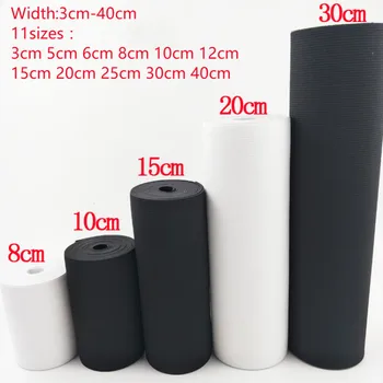 white/black Flat Elastic Band Sewing/Ribbon Clothing Accessories Nylon Webbing Garment DIY Crafts Belt spandex 3cm-40cmWidth
white/black Flat Elastic Band Sewing/Ribbon Clothing Accessories Nylon Webbing Garment DIY Crafts Belt spandex 3cm-40cmWidth