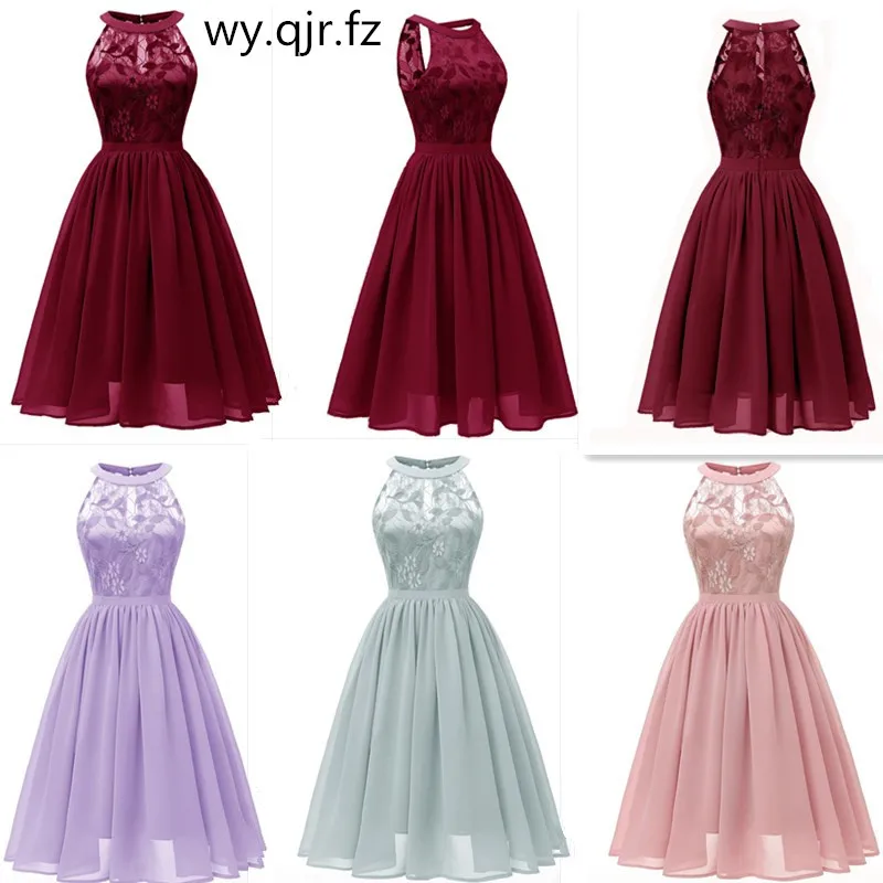 CD1645#Chiffon Halter Neck Lace Pink wine red dark blue green Violet Bridesmaid Dresses short party prom dress girl wholesale
CD1645#Chiffon Halter Neck Lace Pink wine red dark blue green Violet Bridesmaid Dresses short party prom dress girl wholesale