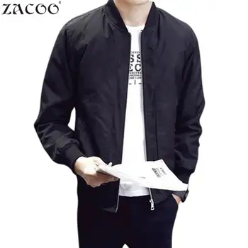 ZACOO Men's Fashion Jackets Casual Zipper Coats Tops Solid Zipper Jacket Windproof Baseball Jacket Men's Big Size Coat san0
ZACOO Men's Fashion Jackets Casual Zipper Coats Tops Solid Zipper Jacket Windproof Baseball Jacket Men's Big Size Coat san0