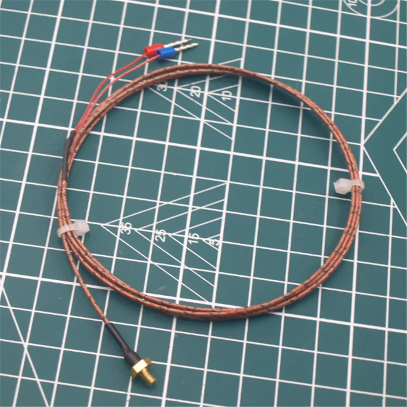 1pcs Makerbot Replicator 2 /2X Thermocouple TC Type K wire temperature sensor for Replicator/ Reprap Prusa i3 3D printer hotend
1pcs Makerbot Replicator 2 /2X Thermocouple TC Type K wire temperature sensor for Replicator/ Reprap Prusa i3 3D printer hotend