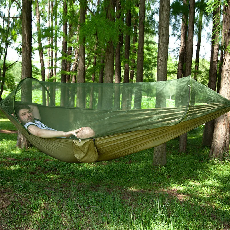 2019 Multifunctional Portable Strength Camping Hammock Hanging Bed with Mosquito Net Outdoor Travel tent camping
2019 Multifunctional Portable Strength Camping Hammock Hanging Bed with Mosquito Net Outdoor Travel tent camping