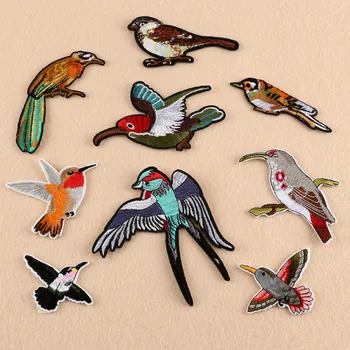 Bird woodpecker swallow sparrow animal patch Embroidered Iron patches For clothing DIY jacket jeans Badges Stickers wholesale
Bird woodpecker swallow sparrow animal patch Embroidered Iron patches For clothing DIY jacket jeans Badges Stickers wholesale