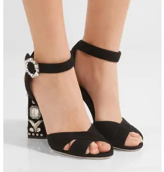 New Women Crystal Sandals Ankle Strap Rivet Sandals Clear Pvc Party Shoes sandalias mujer 2018
New Women Crystal Sandals Ankle Strap Rivet Sandals Clear Pvc Party Shoes sandalias mujer 2018