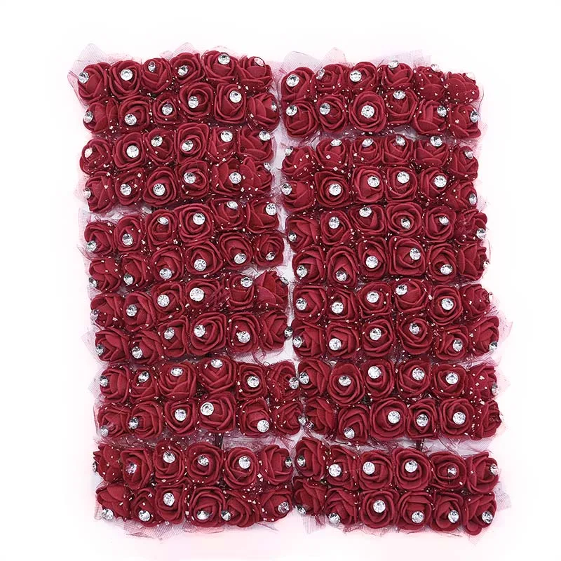 36/72/144pcs 2cm Mini Artificial Foam Rose Silk Flower Heads With Acrylic Diamond DIY Bouquet Wreath Wedding Home Decoration
36/72/144pcs 2cm Mini Artificial Foam Rose Silk Flower Heads With Acrylic Diamond DIY Bouquet Wreath Wedding Home Decoration