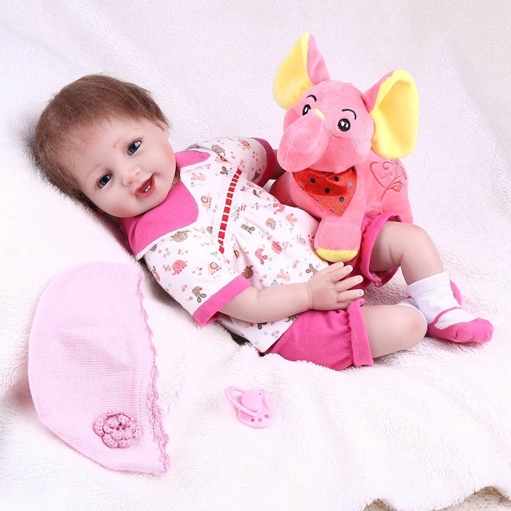 NPKDOLL 22 Inch 55 cm Adorable Reborn Baby Dolls Girls Toys Handmade Soft Silicone Baby Dolls Fashion dolls Kids Gift Toy
NPKDOLL 22 Inch 55 cm Adorable Reborn Baby Dolls Girls Toys Handmade Soft Silicone Baby Dolls Fashion dolls Kids Gift Toy