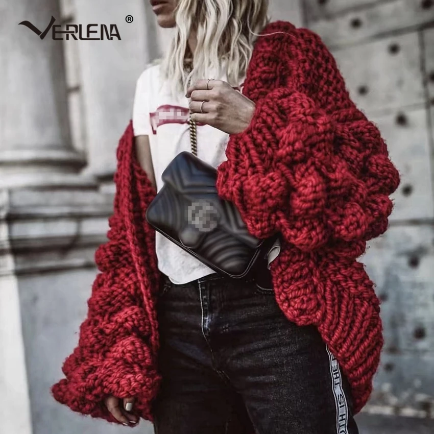 Verlena Fall 2019 Chic Cardigan Women Long Volume Sleeve Ball Solid Pink Sweater V-Neck Oversized Sweaters Fashion Streetwear
Verlena Fall 2019 Chic Cardigan Women Long Volume Sleeve Ball Solid Pink Sweater V-Neck Oversized Sweaters Fashion Streetwear