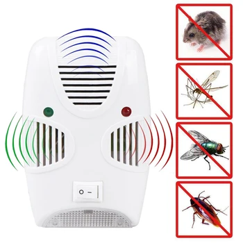 Ultrasonic Bug Mice Rat Spider Insect Pest Repeller Repellent Electric Plug Pest Control Products Ultrasonic Repellents New 2019
Ultrasonic Bug Mice Rat Spider Insect Pest Repeller Repellent Electric Plug Pest Control Products Ultrasonic Repellents New 2019