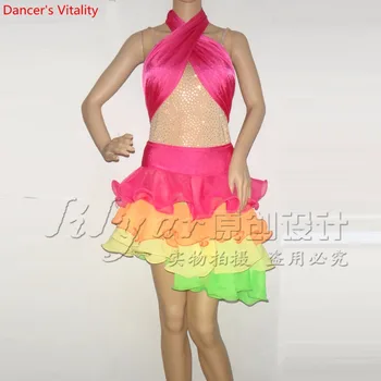 2018 new custom made Women Dance Latin skirt Competition Samba Ballroom Sexy Dance Chacha Tango Skirts 2pcs top+skirt
2018 new custom made Women Dance Latin skirt Competition Samba Ballroom Sexy Dance Chacha Tango Skirts 2pcs top+skirt