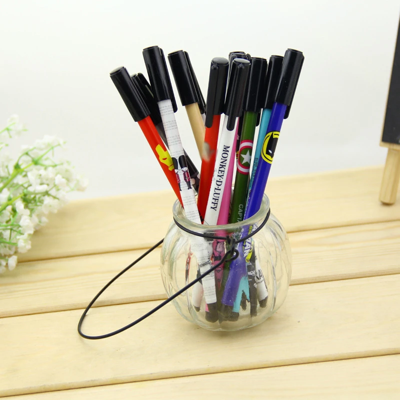 B208 South Korea stationery wholesale drilling stone pen lovely printing creative black pen student supplies
B208 South Korea stationery wholesale drilling stone pen lovely printing creative black pen student supplies