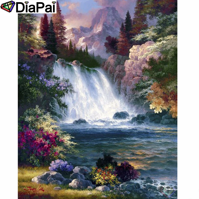 DIAPAI Diamond Painting 5D DIY 100% Full Square/Round Drill "Waterfall scenery" Diamond Embroidery Cross Stitch 3D Decor A24738
DIAPAI Diamond Painting 5D DIY 100% Full Square/Round Drill "Waterfall scenery" Diamond Embroidery Cross Stitch 3D Decor A24738