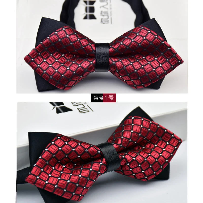 Image TE036 CHEAP HOT New Solid Fashion Bow Ties for Men Grooms Bowties Wedding Marriage Cravat Brand Men s Gift Striped Neckties Ties