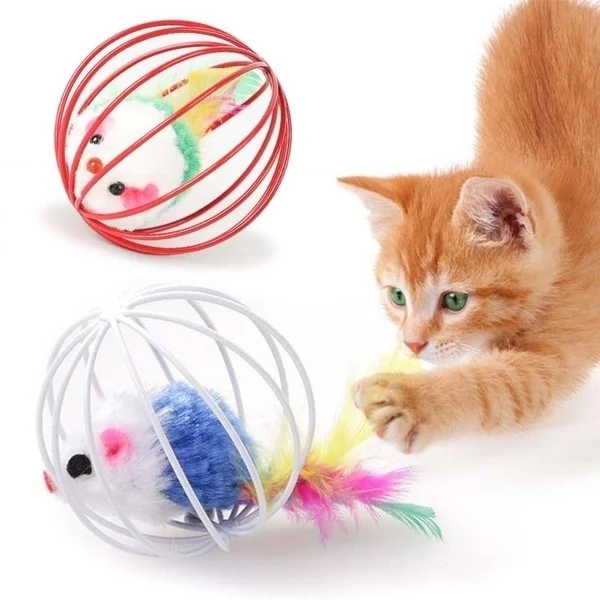 Crazyclown Pet Supplies Cat Kitten Happy Toys Funny Pet Cat Kitten Playing Mouse Rat Mice Ball Cage Toys Home
Crazyclown Pet Supplies Cat Kitten Happy Toys Funny Pet Cat Kitten Playing Mouse Rat Mice Ball Cage Toys Home