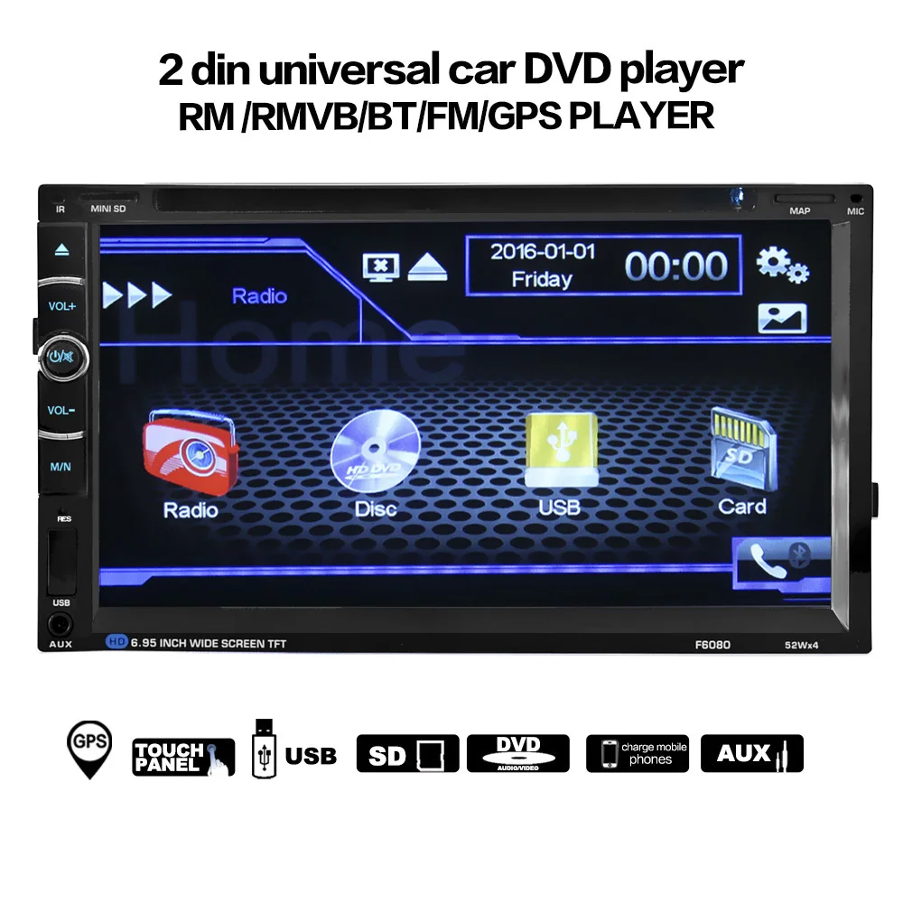 AOSHIKE 6080 Car DVD Player MP5 GPS TFT Car Multimedia Player 7'' HD Bluetooth Handfree Machine Parking Display MP4 FM
AOSHIKE 6080 Car DVD Player MP5 GPS TFT Car Multimedia Player 7'' HD Bluetooth Handfree Machine Parking Display MP4 FM