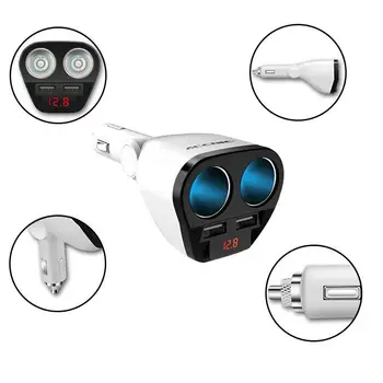 Adeeing 1 to 2 cigarette lighter car charger Auto Car Dual USB Car Cigarette Lighter Adapter Socket Splitter Fast Charger r30
Adeeing 1 to 2 cigarette lighter car charger Auto Car Dual USB Car Cigarette Lighter Adapter Socket Splitter Fast Charger r30