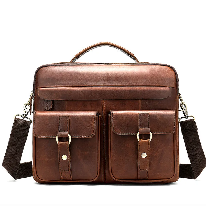 Men's Bag Business Briefcase Genuine Leather 14 Inches Bag Leather Bags For Men Bussiness Briefcase Laptop Handbag Bolso Hombre
Men's Bag Business Briefcase Genuine Leather 14 Inches Bag Leather Bags For Men Bussiness Briefcase Laptop Handbag Bolso Hombre