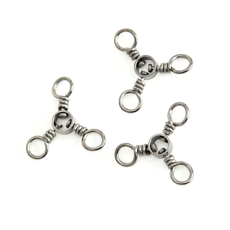 100pcs/Lot 3 Way Fishing Swivel Sea Rock Fishing Tackle Barrel Triple Swivels Accessory Connector Fishing Tackles
100pcs/Lot 3 Way Fishing Swivel Sea Rock Fishing Tackle Barrel Triple Swivels Accessory Connector Fishing Tackles