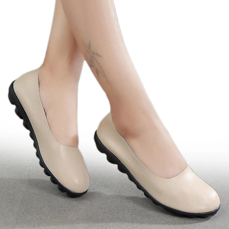 Women Flats Shallow Women Shoes For Nurse Ballerina Chaussures Femme Casual Women Loafers Genuine Leather Ballet Flat Shoes
Women Flats Shallow Women Shoes For Nurse Ballerina Chaussures Femme Casual Women Loafers Genuine Leather Ballet Flat Shoes