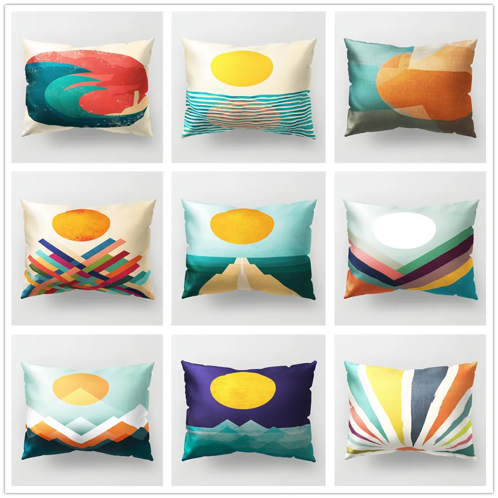 Colorful Geometric Cushion Cover American Retro Polyester Pillowcase Home Decor for Sofa Car Seat Decorative Pillow Covers 30x50
Colorful Geometric Cushion Cover American Retro Polyester Pillowcase Home Decor for Sofa Car Seat Decorative Pillow Covers 30x50