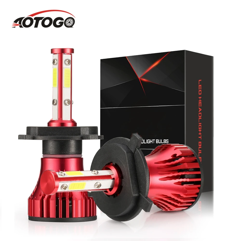 2PCS 4 Side Car Headlight Led Fog Light Bulb 80W 8000LM 6500K H4 H1 Turbo LED H7 H8 H9 H11 9005 HB3 9006 HB4 9007 5202 9012
2PCS 4 Side Car Headlight Led Fog Light Bulb 80W 8000LM 6500K H4 H1 Turbo LED H7 H8 H9 H11 9005 HB3 9006 HB4 9007 5202 9012
