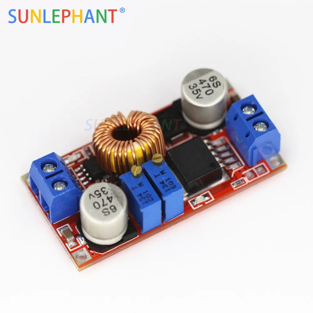 Constant current and constant voltage high current 5A Li ion battery charging LED drive buck constant current power module
Constant current and constant voltage high current 5A Li ion battery charging LED drive buck constant current power module