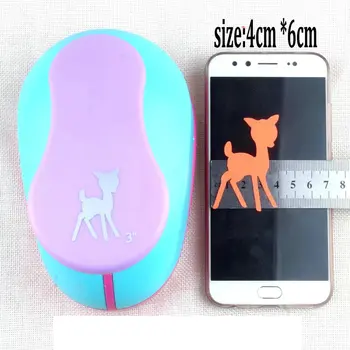 NEW arrival 3" Deer shape scrapbooking puncher paper punches for DIY Embossing device craft punch hole punch paper cutter
NEW arrival 3" Deer shape scrapbooking puncher paper punches for DIY Embossing device craft punch hole punch paper cutter