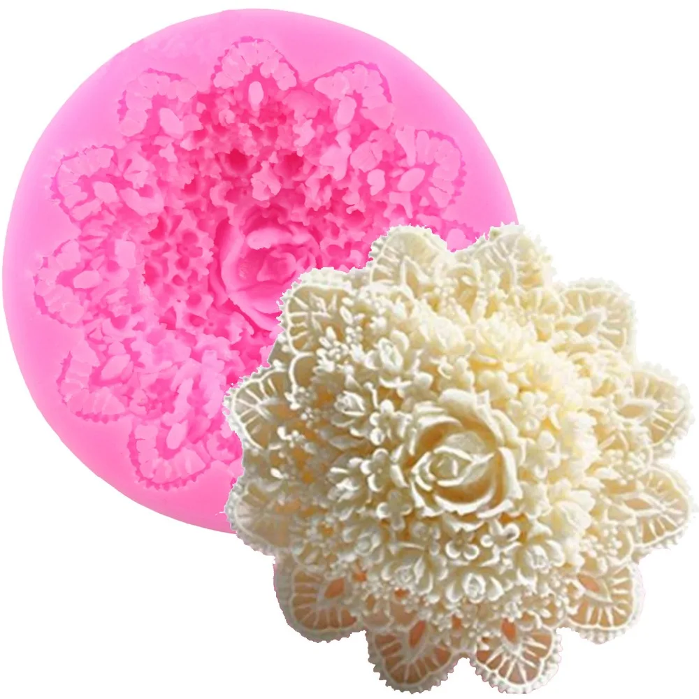 3D Rose Handmade Soap Silicone Mold Fondant Cake Chocolate Candle Moulds Cake Decorating Mould Confectionery Tools
3D Rose Handmade Soap Silicone Mold Fondant Cake Chocolate Candle Moulds Cake Decorating Mould Confectionery Tools