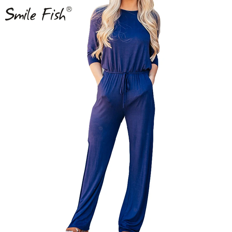 2019 Long Sleeve Autumn Jumpsuits Casual Solid O-neck Wine Leg Jump Suit Loose Overalls Women Rompers Pockts Plus Size New GV568
2019 Long Sleeve Autumn Jumpsuits Casual Solid O-neck Wine Leg Jump Suit Loose Overalls Women Rompers Pockts Plus Size New GV568