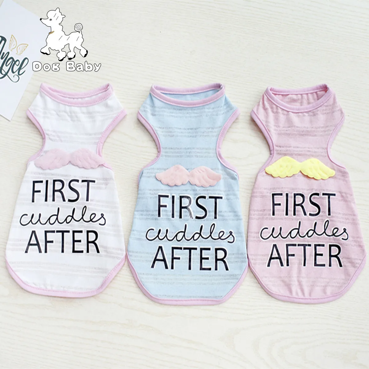 New Popular Cute Pet Dog Clothes Angel's Wings T-shirt Soft Puppy Dogs Clothing Summer Shirt Casual Vests For Small Medium Pets
New Popular Cute Pet Dog Clothes Angel's Wings T-shirt Soft Puppy Dogs Clothing Summer Shirt Casual Vests For Small Medium Pets